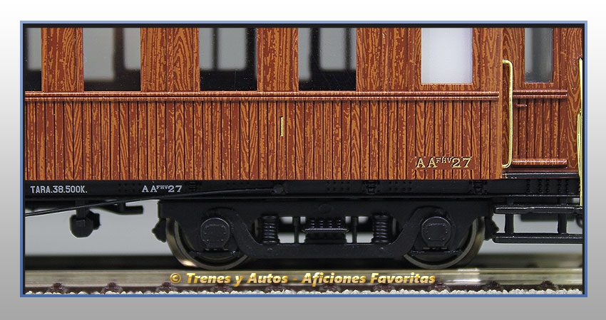 Coche pasajeros madera Largo Recorrido AAfhv-27 - Norte